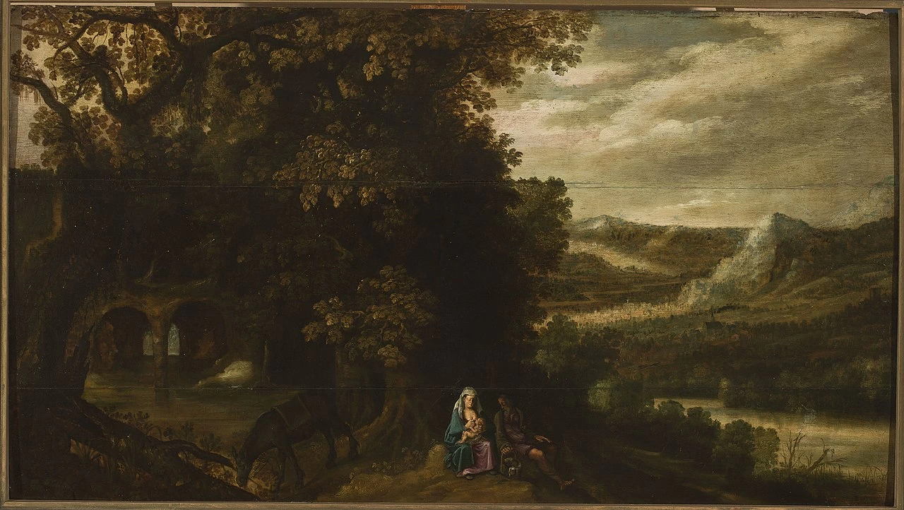 Riposo durante la fuga in Egitto - National Museum in Warsaw